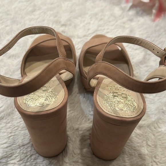 Vince Camuto Blush Tan Platform Sandals - Picture 13 of 16